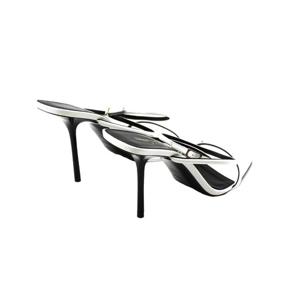 Saint Laurent Women's Nuit Square Toe High Heel Sandals - Picture 14 of 16